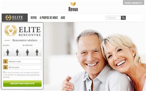 elite rencontre senior avis|Elite Rencontre Senior